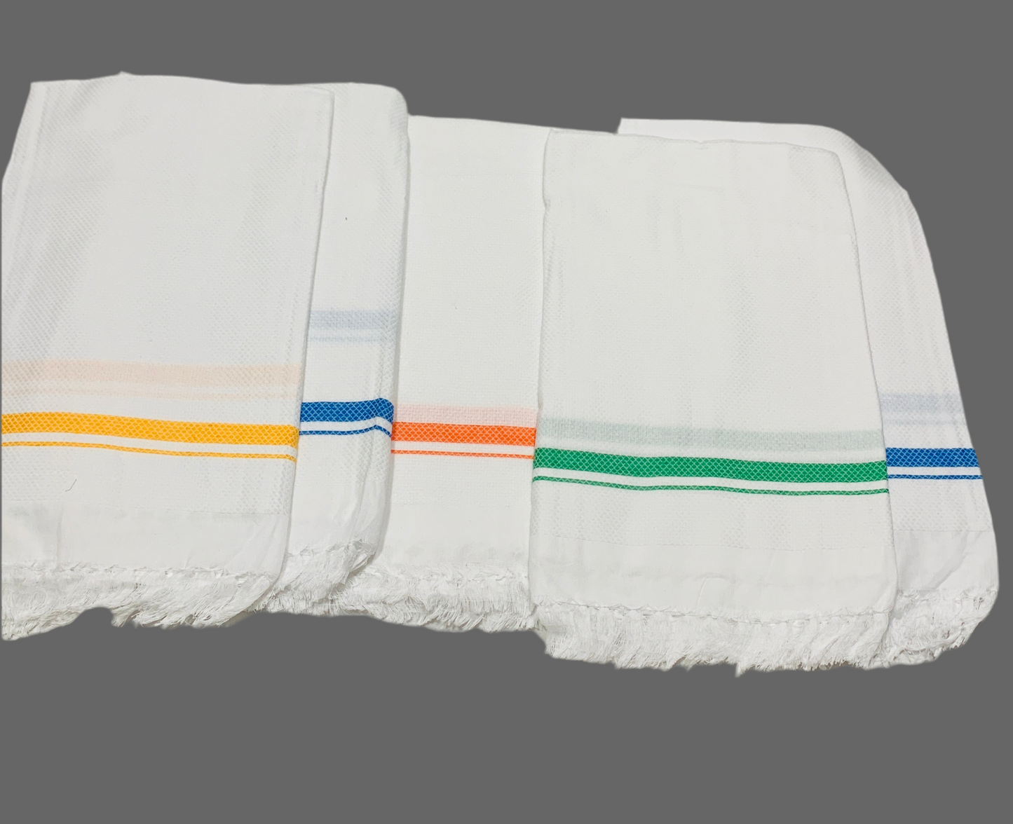 Cotton Towel White Colour- (Pack of 5)