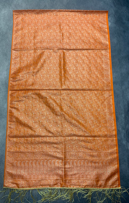 Orange Colour Facilitation Shawl Ponnadai