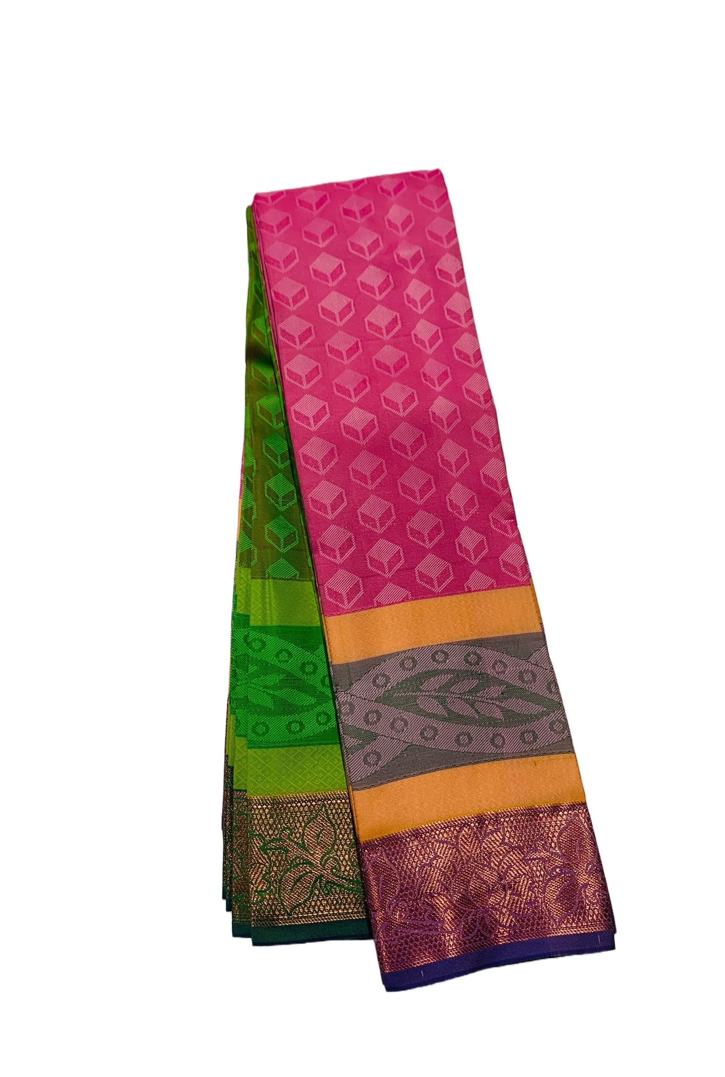 Art Silk Saree Baby Pink