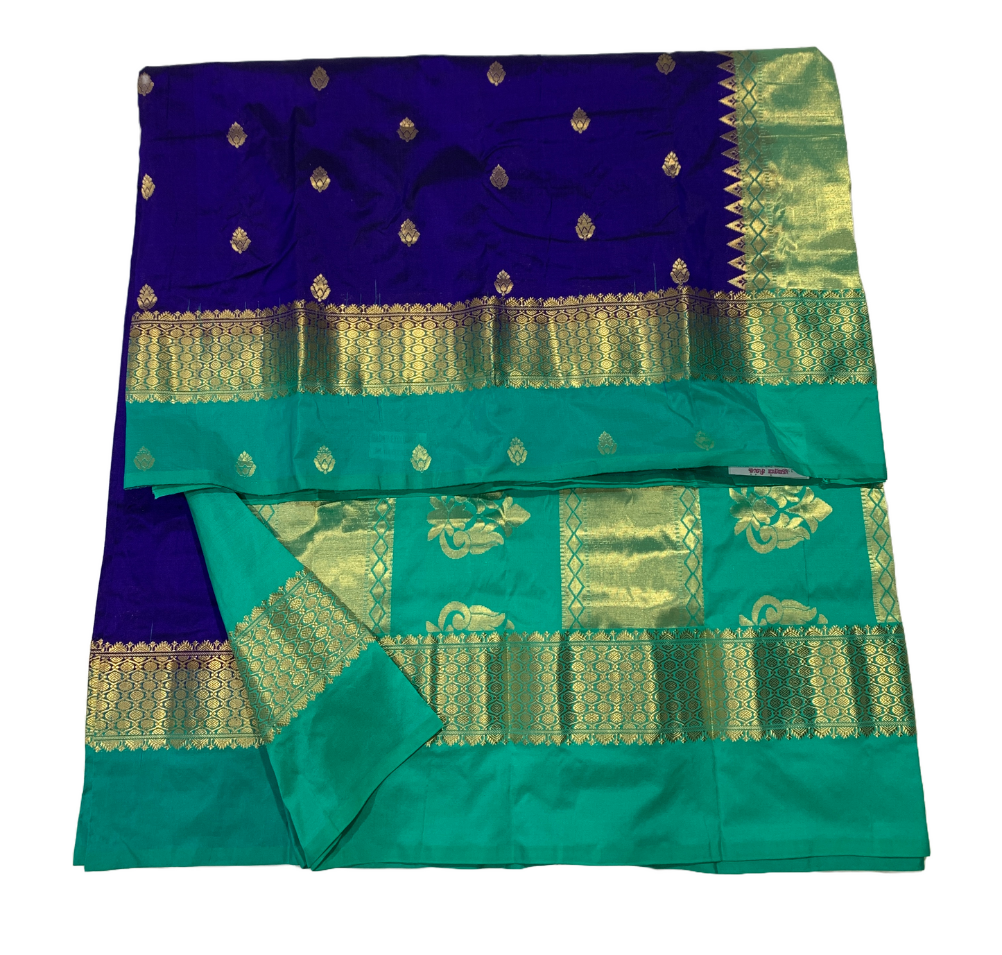 Pure Kanchipuram Silk Violet Colour