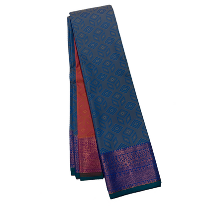 Art Silk Saree Blue