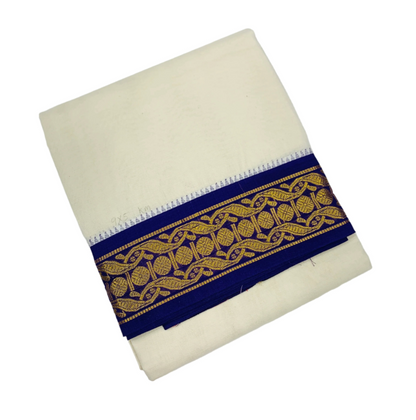 Cotton Dhoti Half White