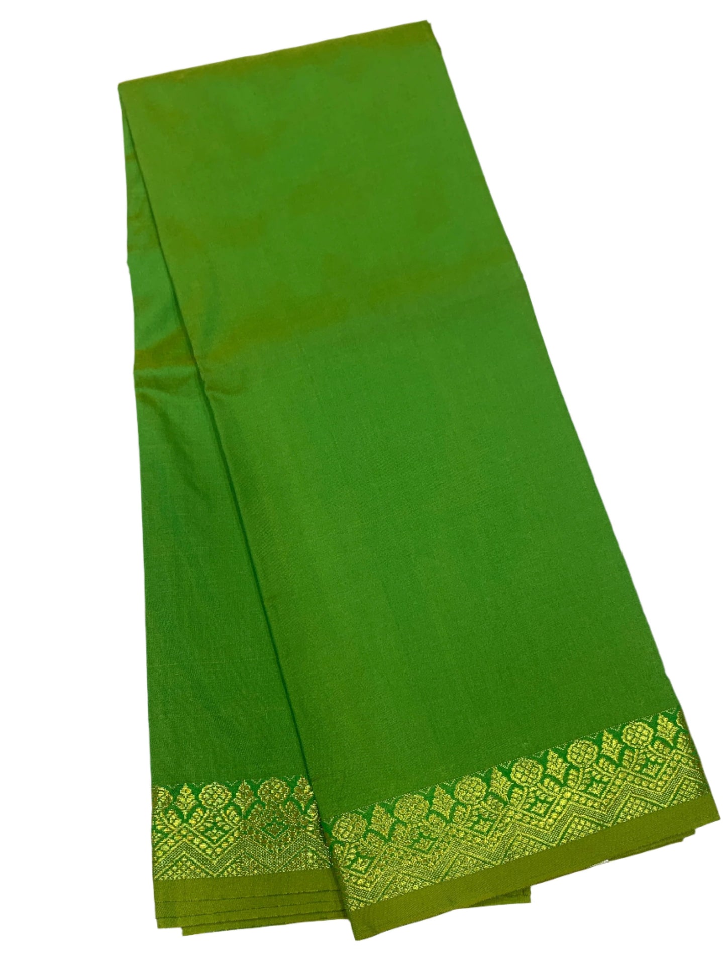 Light Green Colour Half Saree Shawl