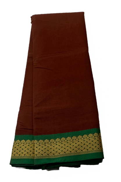 Chettinad Cotton saree Honey Brown