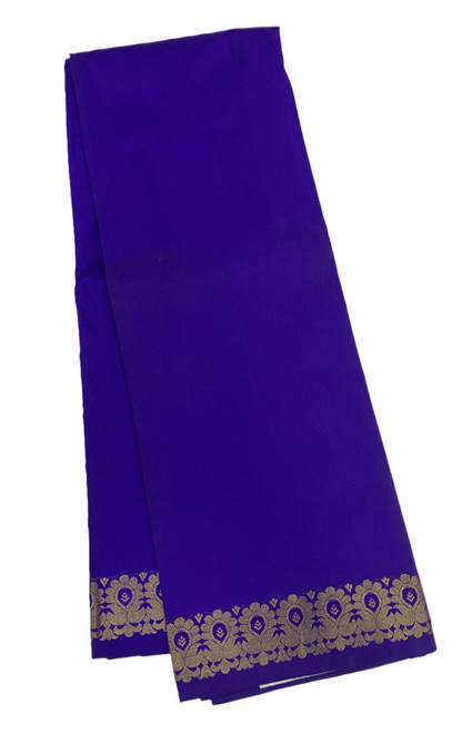 Blue Colour Half Saree Shawl