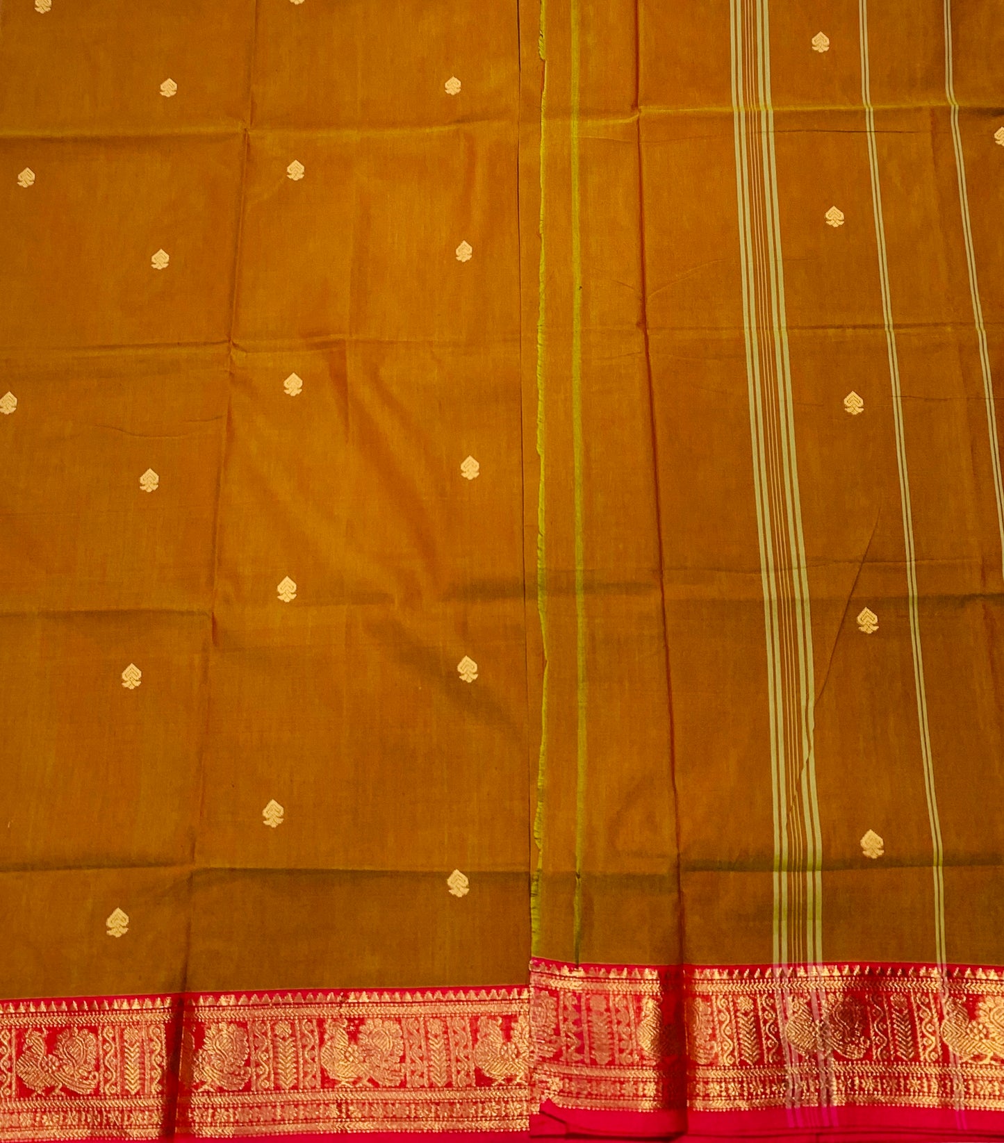 Chettinad Cotton Chocolate Brown