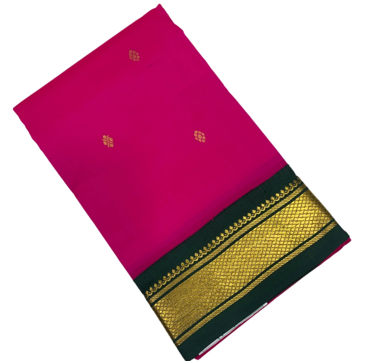 Pure Kanchipuram Silk Pink Colour