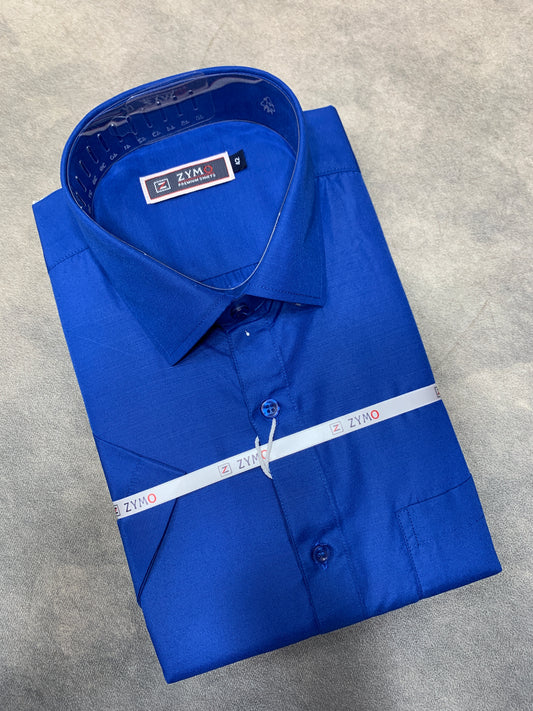 Half Sleeve Blue Colour Shirt