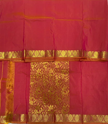 Baby Pink Colour Half Saree Shawl