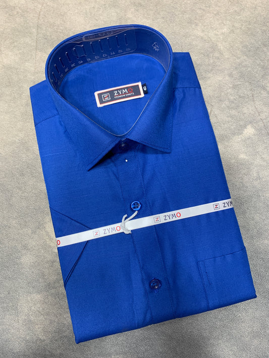 Half Sleeve Blue Colour Shirt
