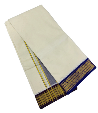 Cotton Dhoti Half White