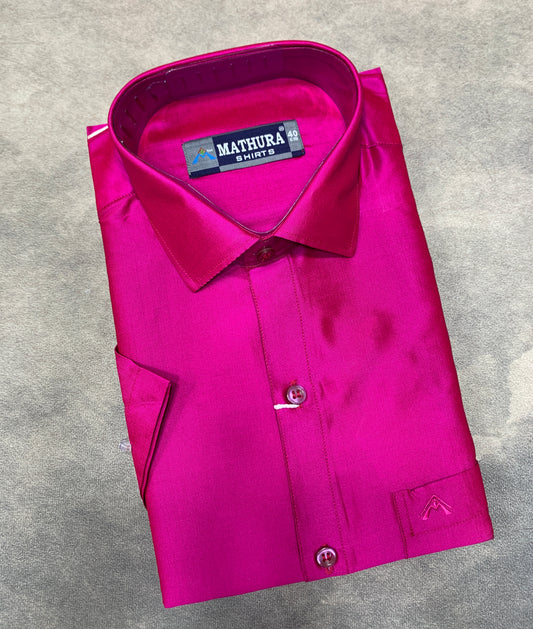 Half Sleeve Pink Colour Shirt