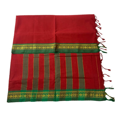 Chettinad Cotton Saree Maroon