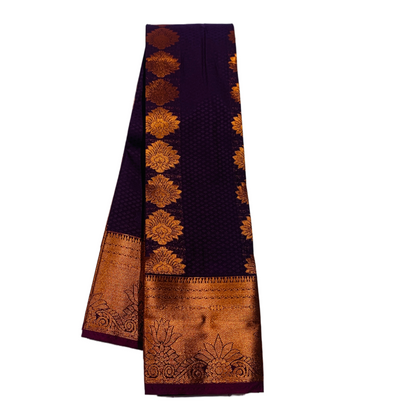 Art Silk Saree Dark Violet