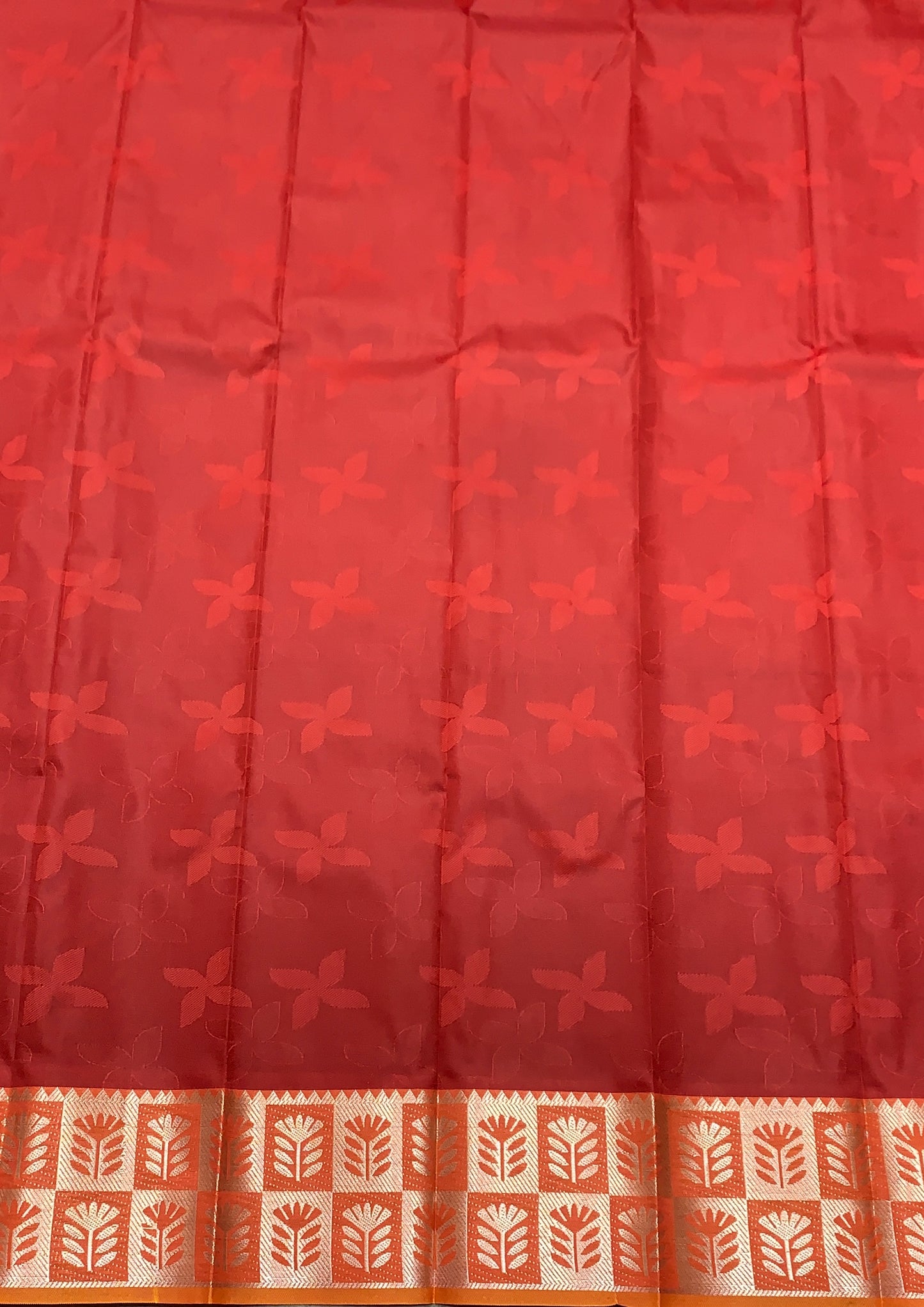 Synthetic Cotton Saree Maroon Colour with Sliver Colour Border