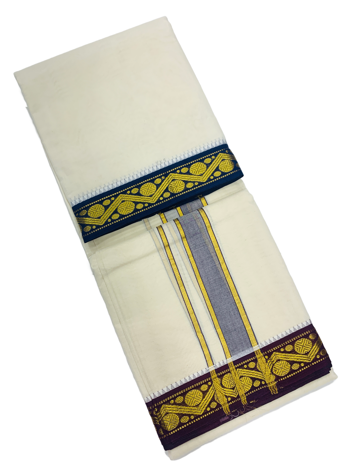 Cotton Dhoti Half White