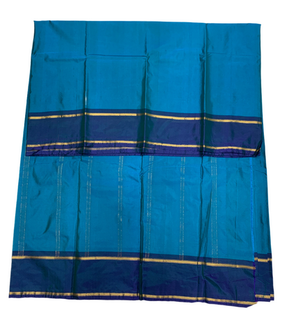 Arani Silk Saree Sky Blue Colour