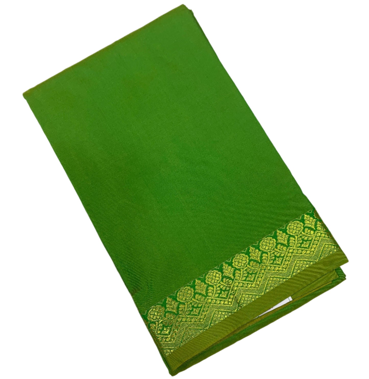 Light Green Colour Half Saree Shawl