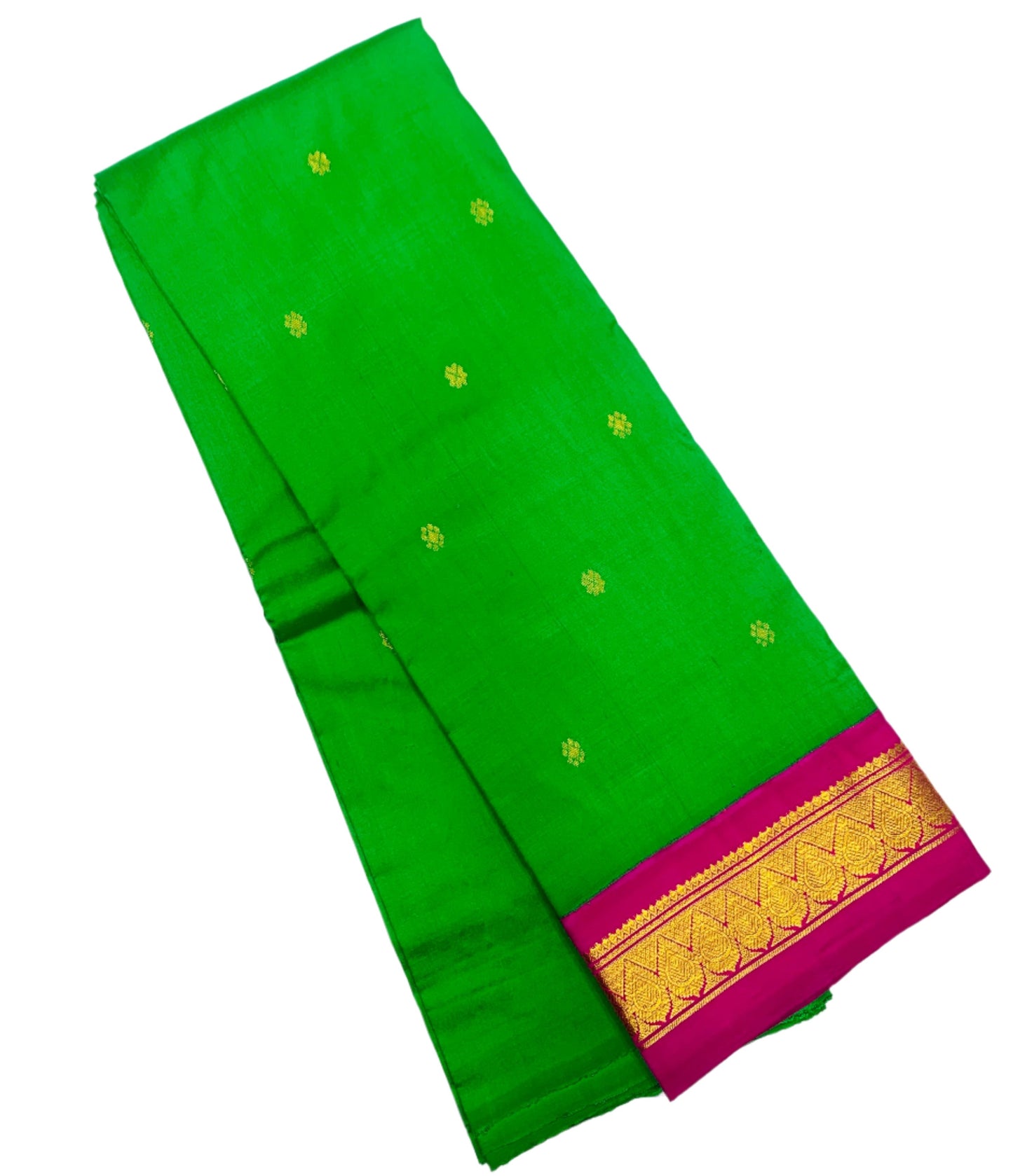 Pure Kanchipuram Silk Light Green Colour