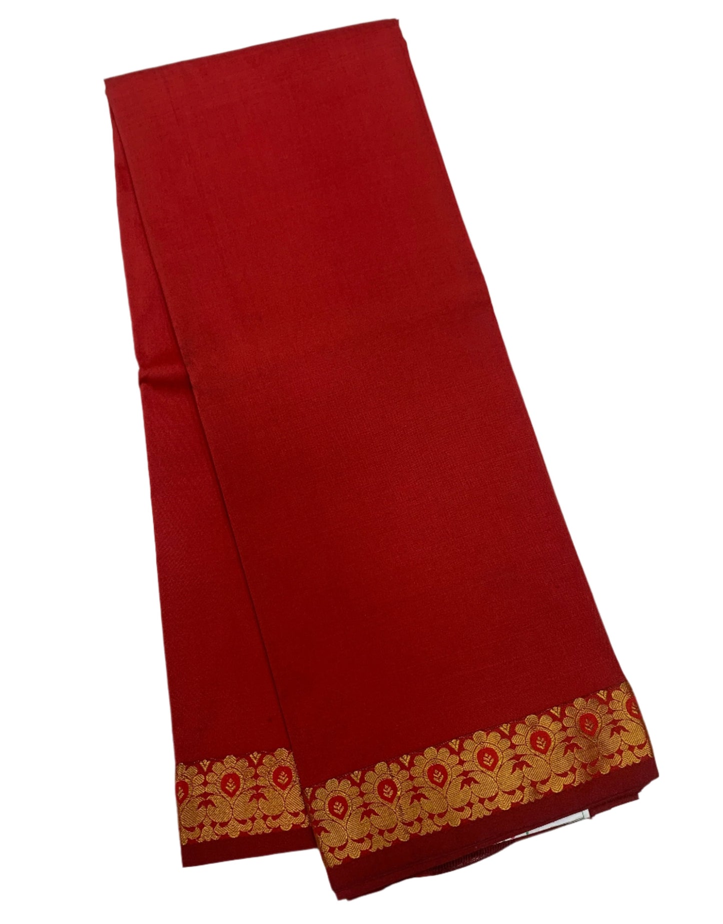 Red Colour Half Saree Shawl