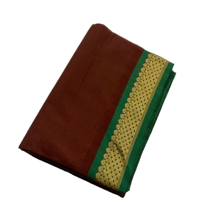 Chettinad Cotton saree Honey Brown