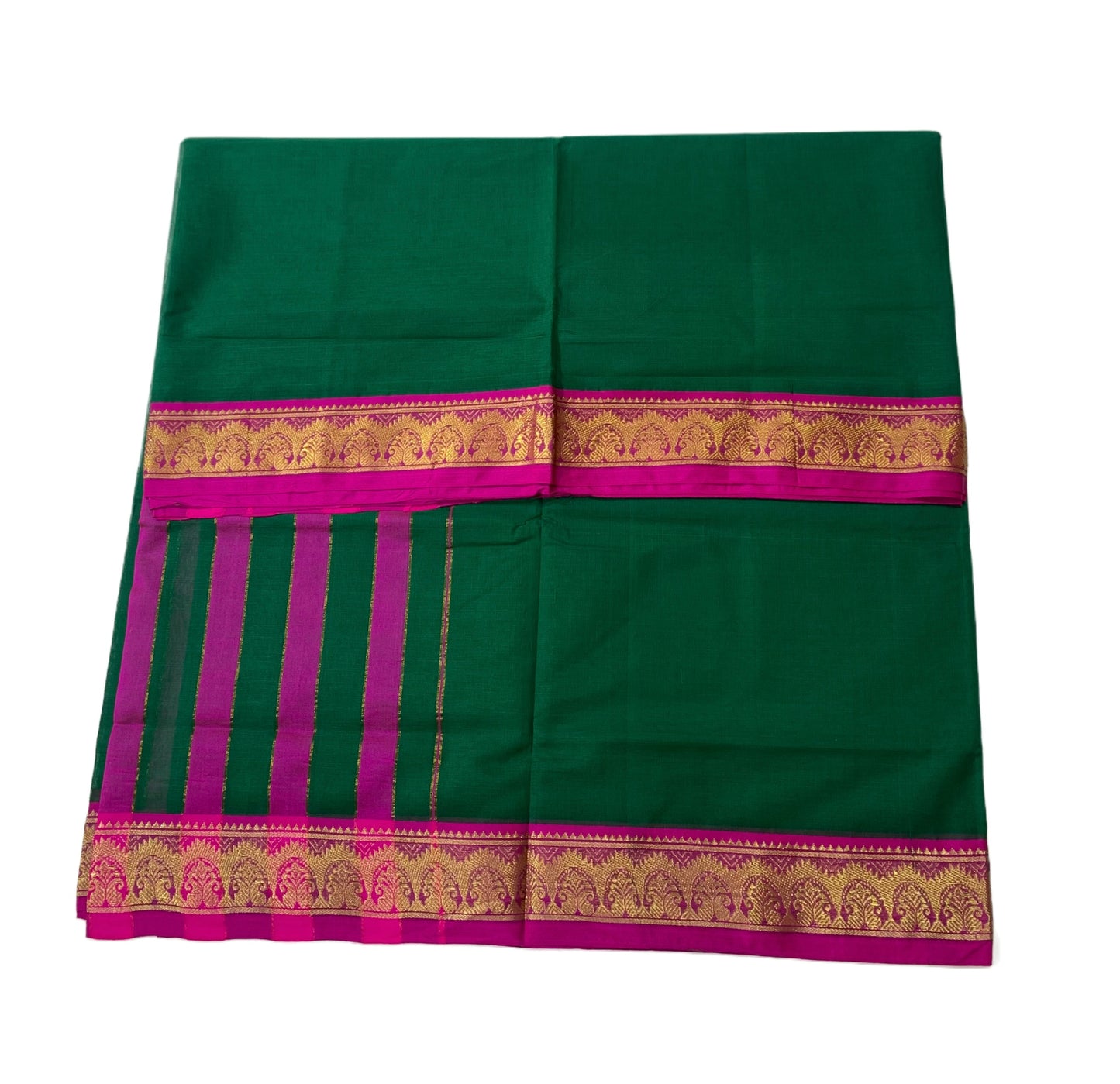 Chettinad Cotton Saree Green