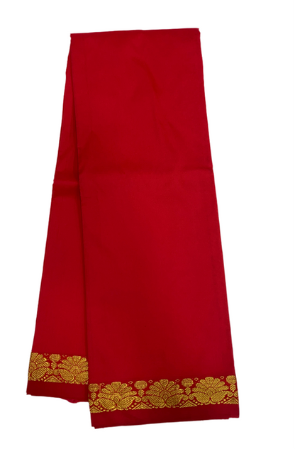 Red Colour Half Saree Shawl