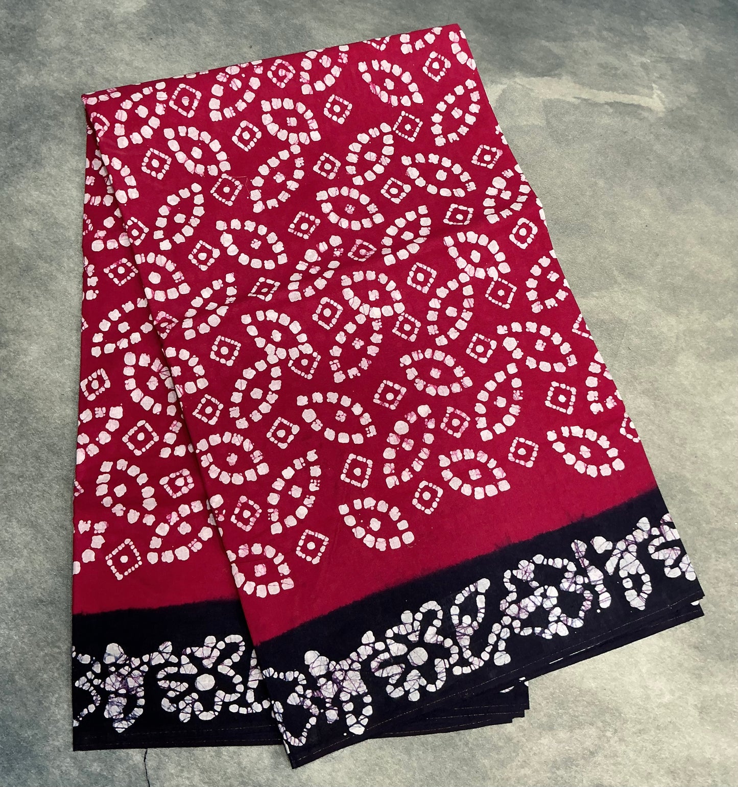 Chettinad Sungudi Cotton Pink Colour with Navy Blue Colour Border