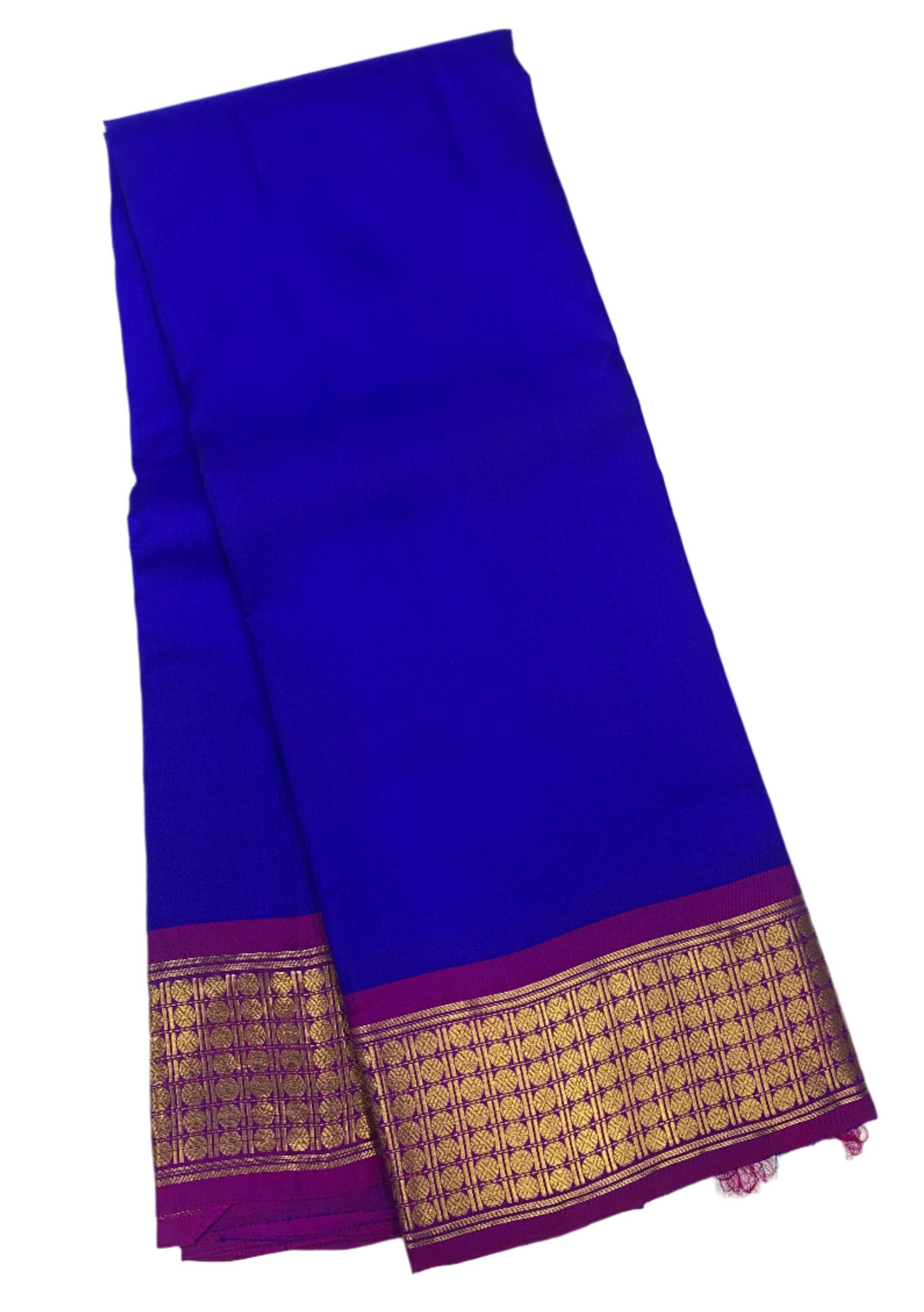 Pure Kanchipuram Silk Saree Blue Colour