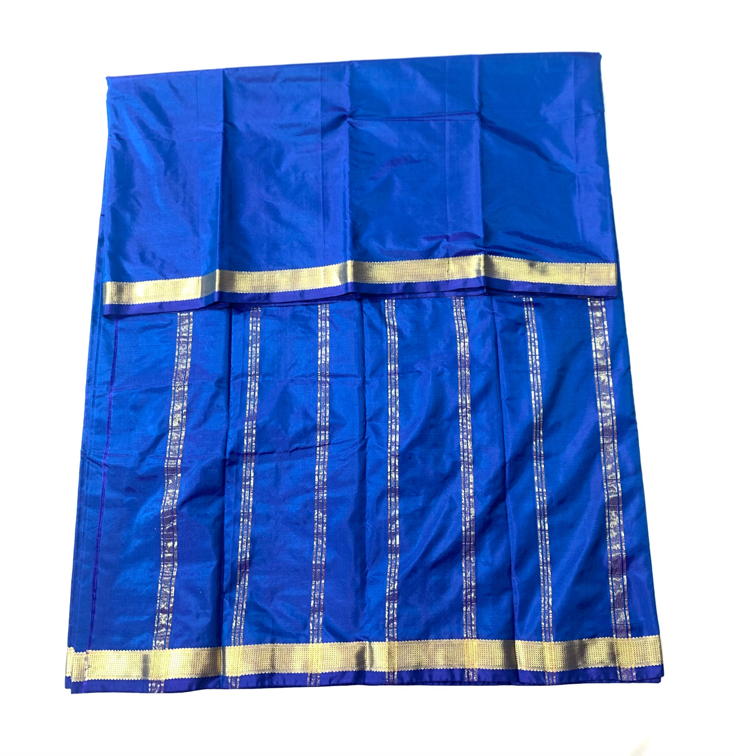 Arani Silk Saree Pepsi Blue Colour