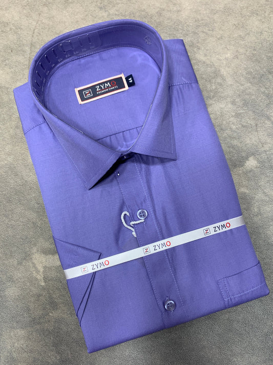 Half Sleeve Lavender Colour Shirt