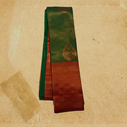 Art Silk Saree Green shade