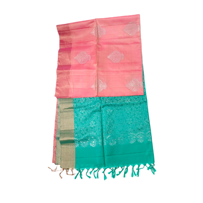 Soft Silk Saree LIght Peach Colour