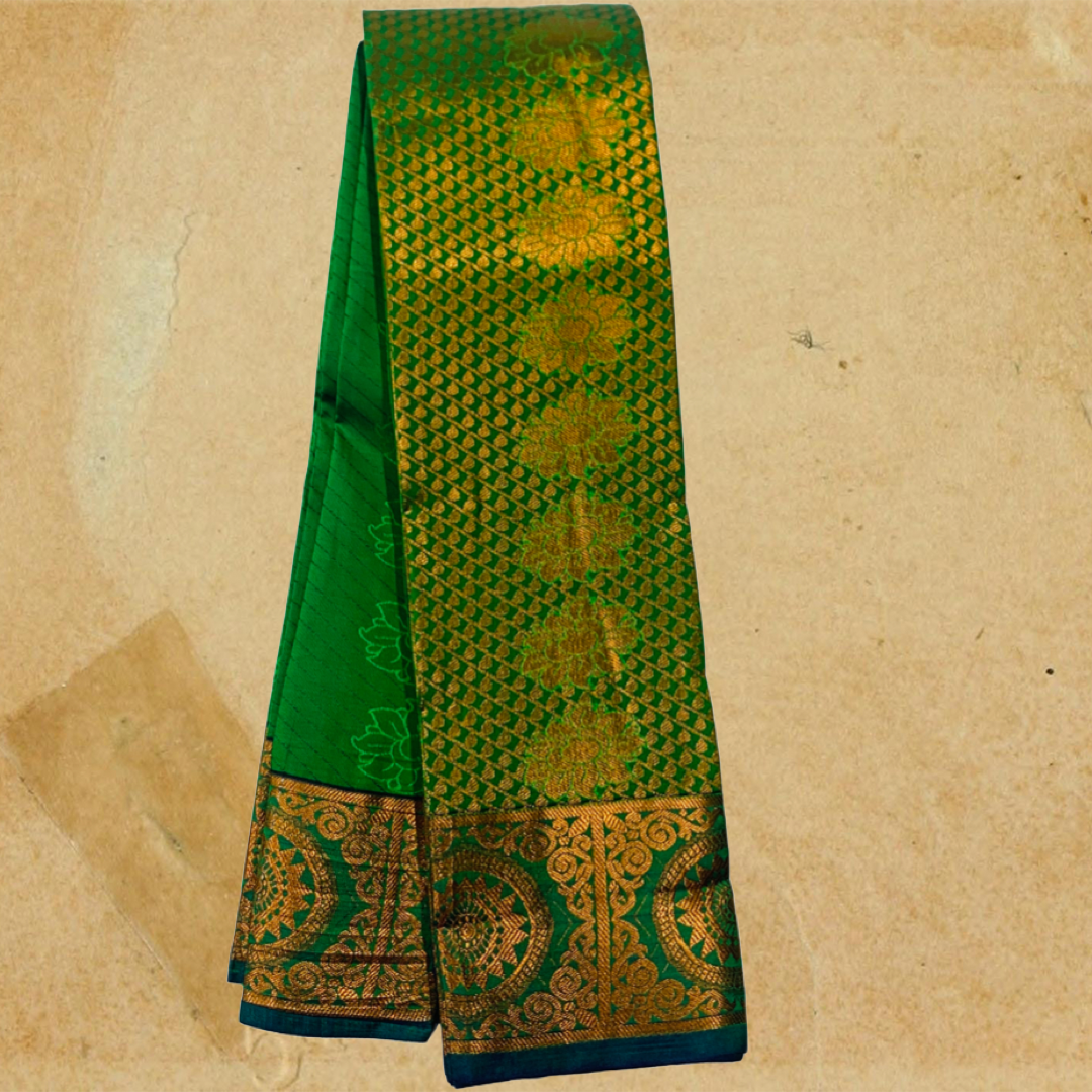 Art Silk Saree Light Green Colour