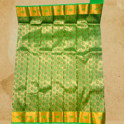 Art Silk Saree Green Colour