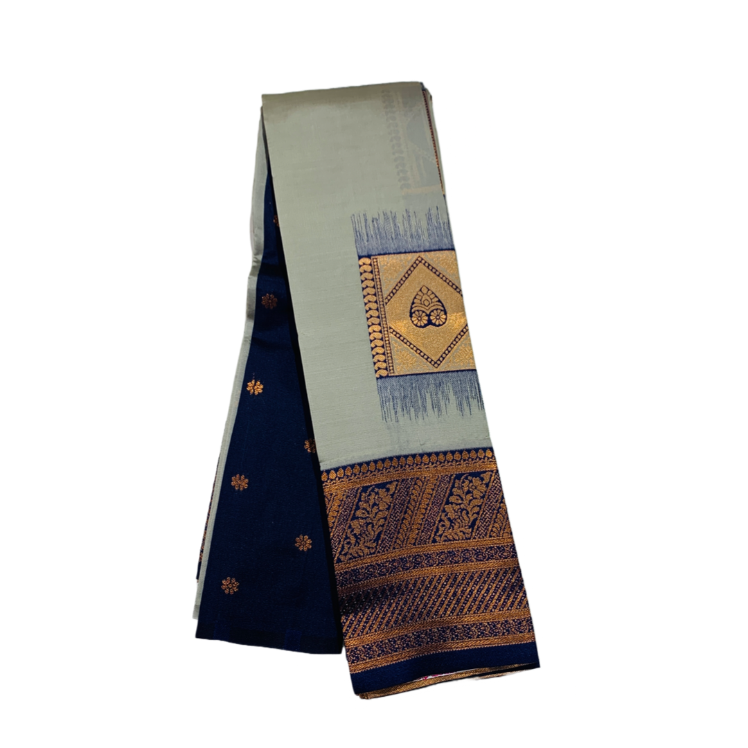 Art Silk Saree Gray Colour