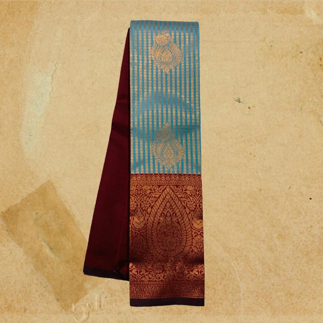 Art Silk Saree Gray Colour