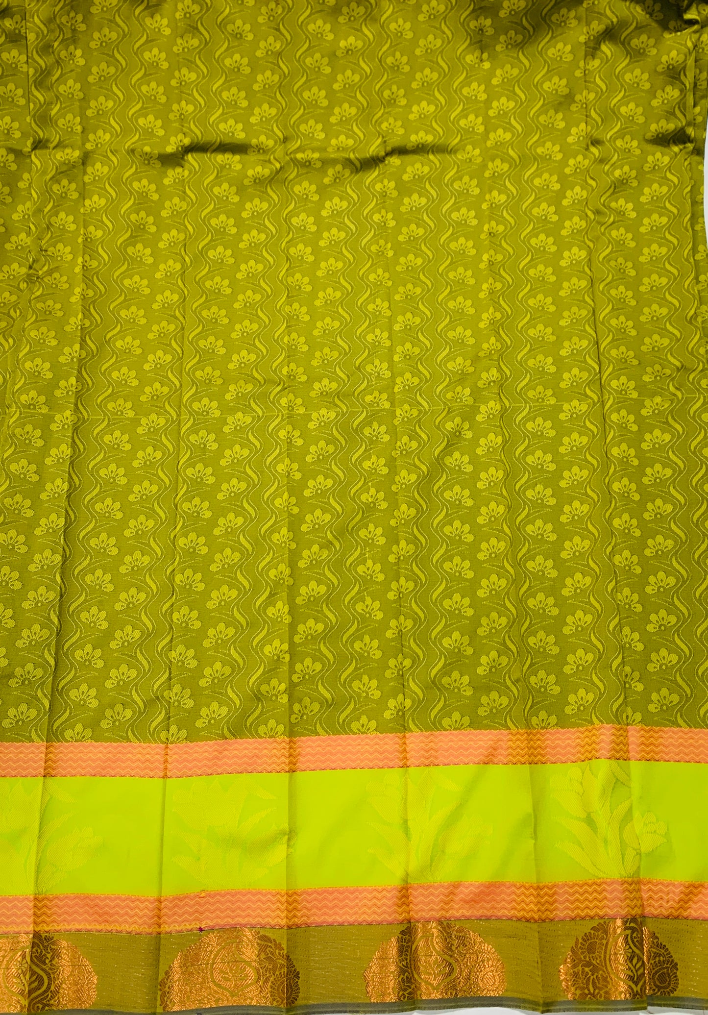 Art Silk Saree Green