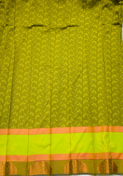 Art Silk Saree Green