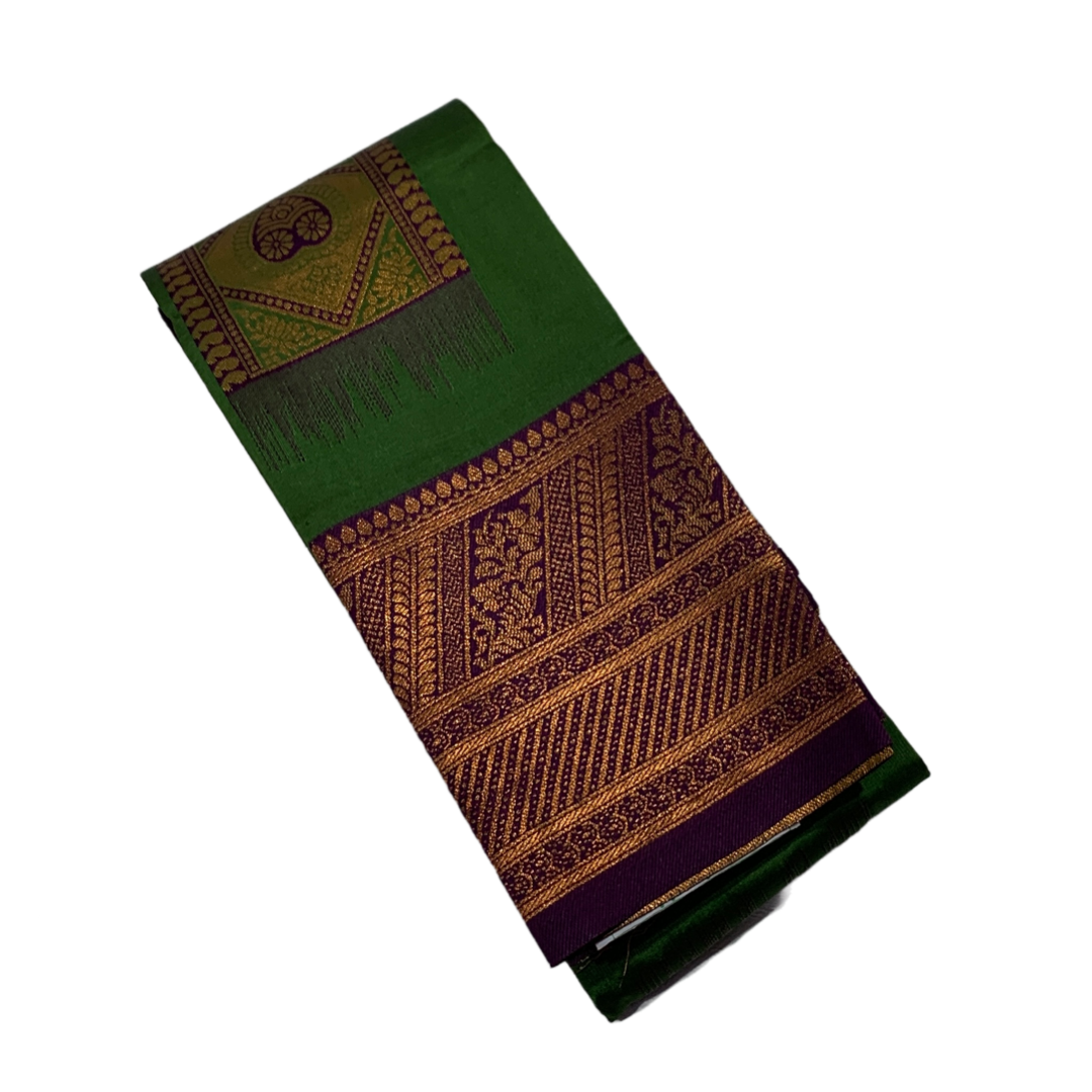 Art Silk Saree Green Colour