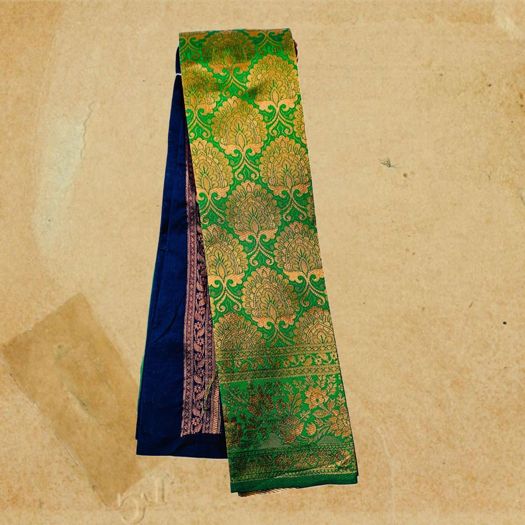 Art Silk Saree Green Colour