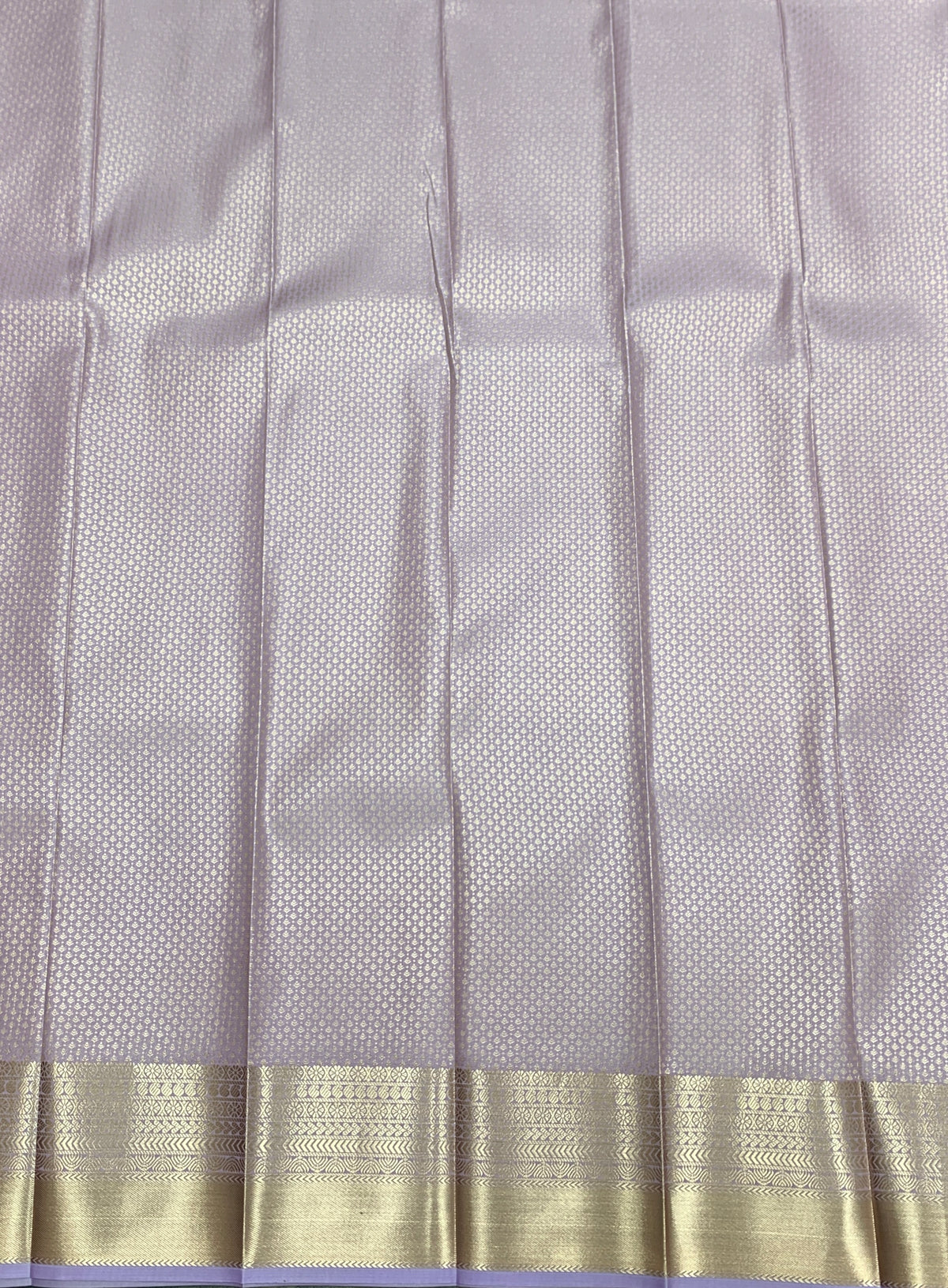 Fancy Tissue Saree Lavender Colour with Self Design Border