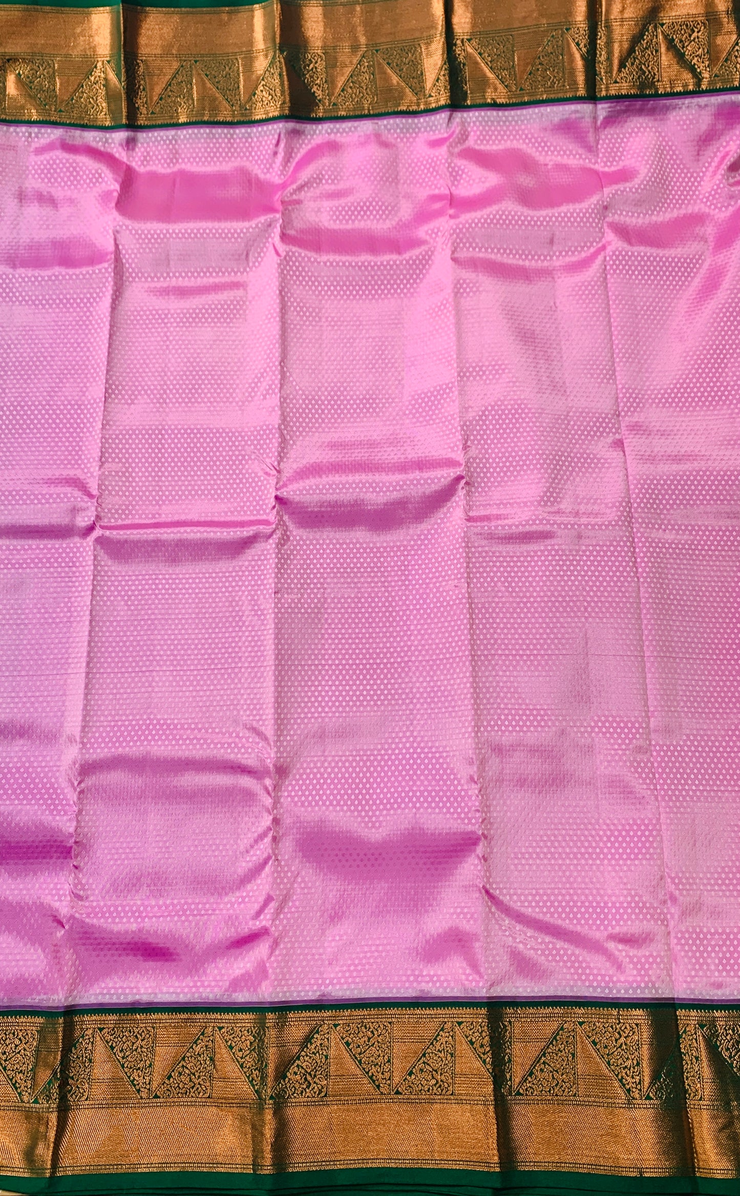 Semi Silk Saree Baby Pink Colour