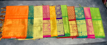 Facilitation Shawl Ponnadai- Pack of 5 (Random Colour)