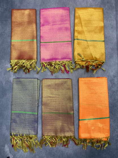 Facilitation Shawl Ponnadai- Pack of 5 (Random Colour)