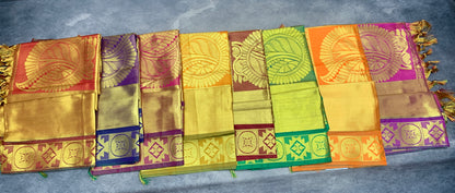 Facilitation Shawl Ponnadai- Pack of 5 (Random Colour)