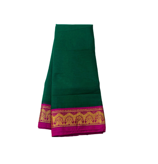 Chettinad Cotton Saree Green