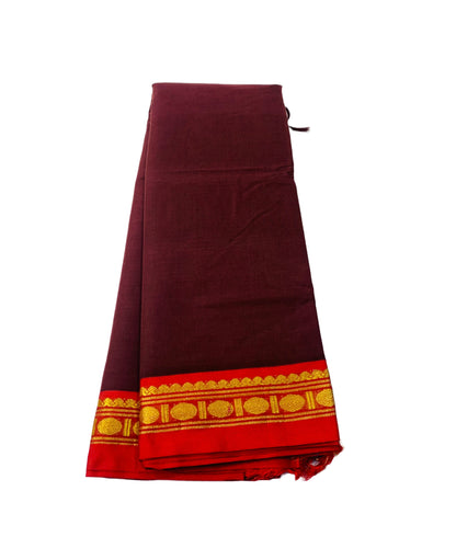 Chettinad Cotton Saree Brown