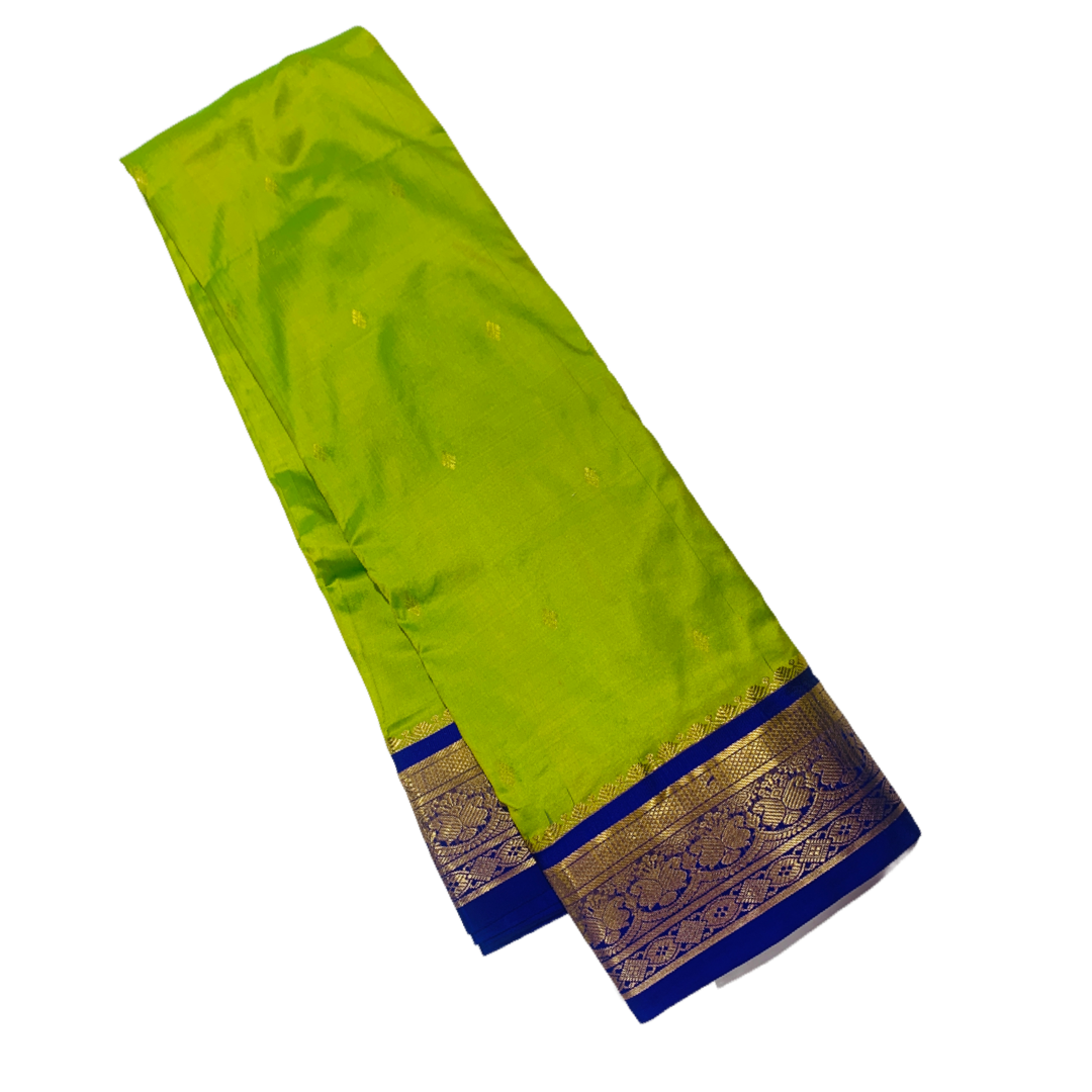 Pure Kanchipuram Silk Light Green Colour