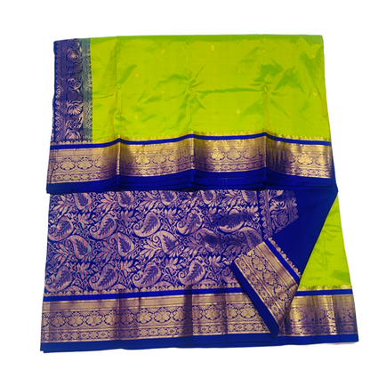 Pure Kanchipuram Silk Light Green Colour